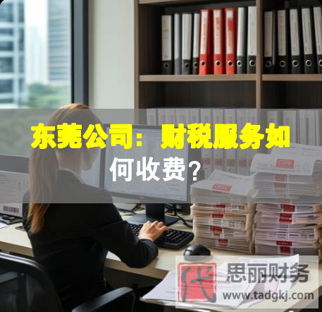 东莞公司：财税服务如何收费？